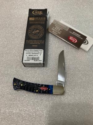 Case XX Axe Handle Navy Blue bone Rogers jig 06888 BR61135 SS