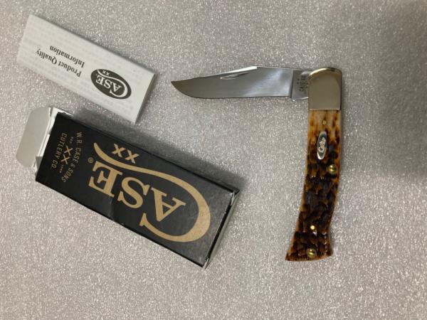 Case XX Axe Handle Amber bone Peach Seed jig 10799 BR61135 Case XX Axe Handle Amber bone Peach Seed jig 10799 BR61135