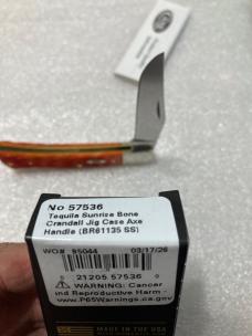 Case XX Tequila Sunrise Bone, Crandall Jig 57536 BR61135 SS