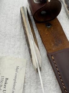 Boker Tree Brand Matching Knife And Fork Dining or Picnic Set Model FC5721HH