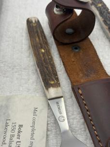 Boker Tree Brand Matching Knife And Fork Dining or Picnic Set Model FC5721HH