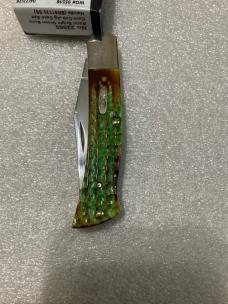 Case XX Axe Handle Burnt Bright Green "Lizard Skin", Shepherd Hills Exclusive 22868
