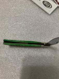 Case XX Axe Handle Burnt Bright Green "Lizard Skin", Shepherd Hills Exclusive 22868