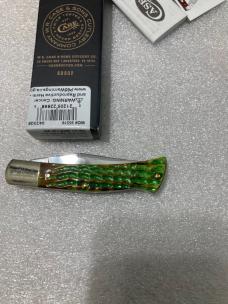 Case XX Axe Handle Burnt Bright Green "Lizard Skin", Shepherd Hills Exclusive 22868