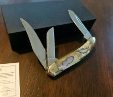 Remington Abalone Collector's Series three blade Sowbelly Stockman 