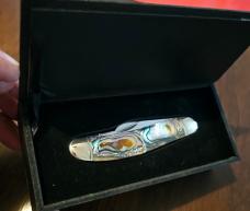 Remington Abalone Collector's Series three blade Sowbelly Stockman 