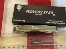 1989 Winchester Sowbelly Stockman (Mdl# 3949) w/ Nice Stag Handles -NOS in orig box