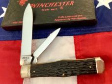 1987 Winchester Jack Knife (Mdl# 2921) w/ Black Bone Handles -NOS in orig box