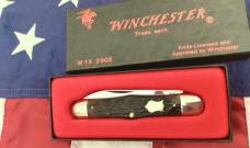 1990 Winchester Half Whittler (Mdl# 2903) w/ Nice Brown Bone Handles. -NOS in Orig Box