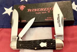 1988 Winchester Whittler Mdl 3904 w Nice Black Bone Handles -NOS in Orig Box