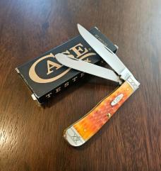 2023 Case XX Cayenne Bone Trapper with fluted bolsters 