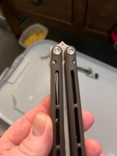Medford VICEROY BALISONG semi/custom. MINT UNUSED in original BOX /zipper case 