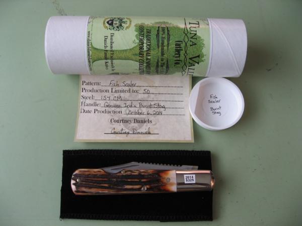 TUNA VALLEY 2014 BURNT STAG FISH SCALER