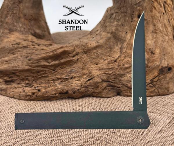CRKT CEO 7097K Blackout Flipper Slim Folding Pocket Knife Rogers Design (182)