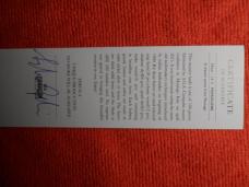  13-1/2" AGA/Renzo Pascotto Frosolone switchblade real mother of pearl 1of 3 signed certificate