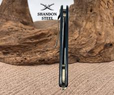 Boker Plus Serge Panchenko Lancer 42 Folding Knife, 440-C Stonewashed Blade 0462