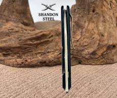 Boker Plus Serge Panchenko Lancer 42 Folding Knife, 440-C Stonewashed Blade 0462