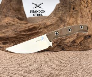 Microtech Akris USA Fixed Blade Bohler M390MK Steel G-10 Dark Earth 95-10DE-6