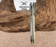 Frost Cutlery Linerlock Folding Blade White Bone Front Handle Knife FC200WB -187