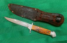 Small German Blackhawk Stag Handled Knife