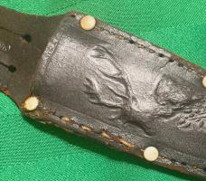 Small German Blackhawk Stag Handled Knife