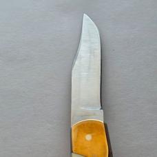 Vintage 1982 Schrade USA SC507 Scrimshaw Bighorn Ram Lockback Knife CIB Sheath