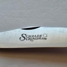 Vintage 1979 Schrade USA SC508 Scrimshaw Grizzly Bear Knife CIB Box Sheath
