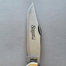 Vintage 1979 Schrade USA SC508 Scrimshaw Grizzly Bear Knife CIB Box Sheath