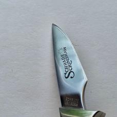 Vintage 1983 Schrade USA SC509 Scrimshaw Eagle Fixed Blade Knife CIB Sheath Box