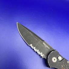 Pro-Tech TR-3 Automatic Knife Black Fish Scales