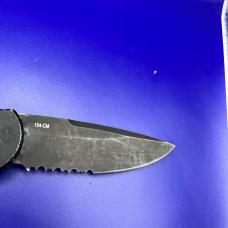 Pro-Tech TR-3 Automatic Knife Black Fish Scales