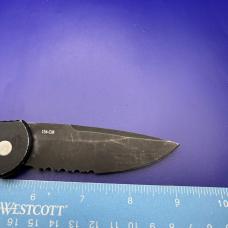 Pro-Tech TR-3 Automatic Knife Black Fish Scales