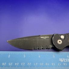 Pro-Tech TR-3 Automatic Knife Black Fish Scales