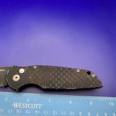 Pro-Tech TR-3 Automatic Knife Black Fish Scales
