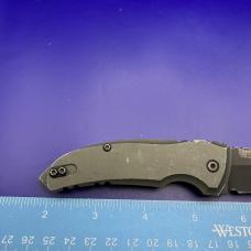 Hogue Knives A01-MS Automatic Knife OD Green