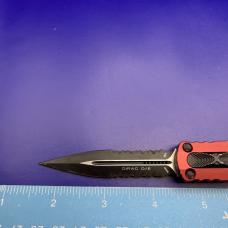 Microtech Dirac D/E OTF Automatic Knife Merlot 