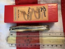 Robeson Pocket Eze (by Queen) Stockman w/ Great Stag Handles -NOS in orig box