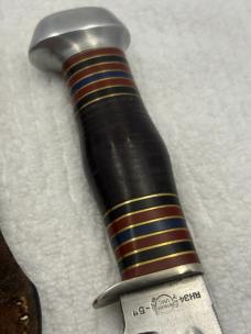 Reminton RH34-5" UMC Made In USA Vintage Fighting / Hunting Knife (28)