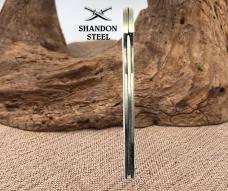 Executive Stainless Steel Drop Point Pocket Knife Plain Edge Lockback (189)