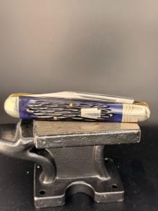 Rare Beautiful Schatt and Morgan Keystone Series Blue Jigged Bone English Jack 1 of 600