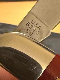 LOOK OUT! Rare Case XX 6240 Trapper Millenium Collection number 350 of 500 total