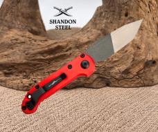 Microtech LUDT Gen III Signature Series, Red Aluminum With Microtech Logo, 2 Tone M390MK - 1136-1MWS