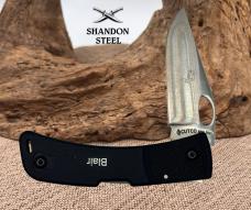 Cutco USA 1891 Plain Edge Blade Lockback Black Handle Folding Pocket Knife (190)