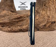 Cutco USA 1891 Plain Edge Blade Lockback Black Handle Folding Pocket Knife (190)