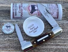 GEC TIDIOUTE ** 162226 ROGERS BROWN JIGGED BONE LITTLE INDIAN GIRL CANOE
