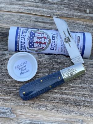 GEC  863125SS BOOMTOWN BARLOW DENIM BLUE MICARTA