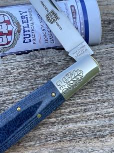 GEC ** 863125SS BOOMTOWN BARLOW DENIM BLUE MICARTA