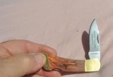 Gerber LE WWII 50th Anniv. Folder 1995 Sportsman Size 3 1/2" Closed Factory Mint