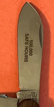 Imperial Ireland Diamond edge camp knife