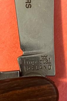Imperial Ireland Diamond edge camp knife